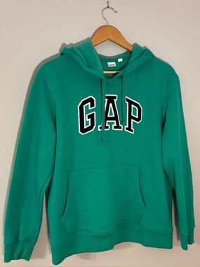 GAP Emerald Green extra soft Hoodie in size medium.